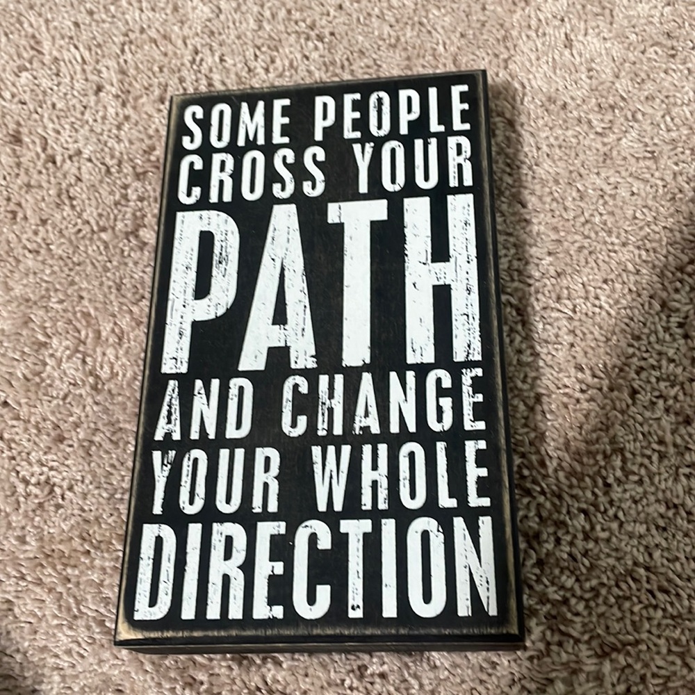 Primitives by Kathy black wooden sign